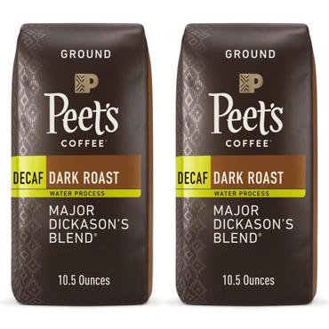  Peet`s Coffee 피츠커피 디카페인 메이저 딕커슨 다크 로스트 297g 2팩