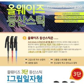 등산스틱 등산용품 등산장비 지팡이3단4단남여공용 (S6553328)