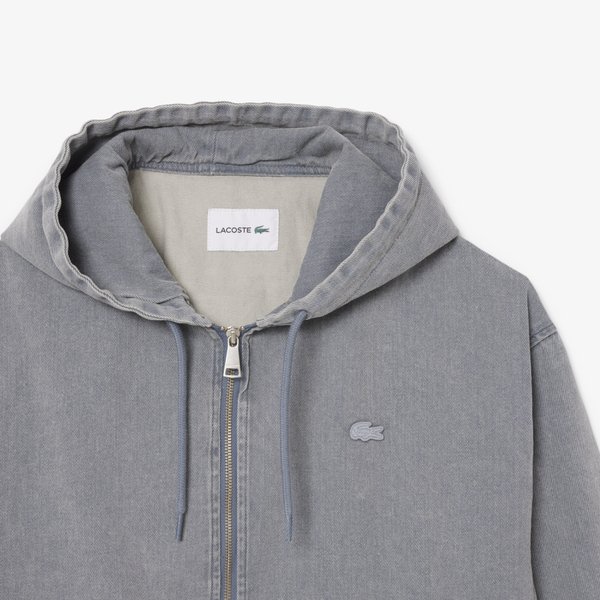 [시흥점] 남성 오가닉 코튼 데님 후드 점퍼 BH2541-55G