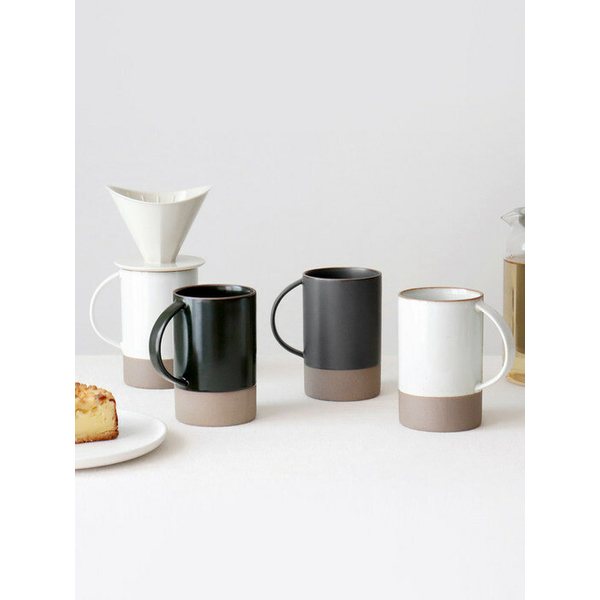 국내생산 카페 오릇 투톤 예쁜 머그컵 롱 460ml