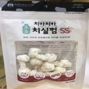 치카치카 우유 치실껌 반려견 애견 도그 SS 8P 48g