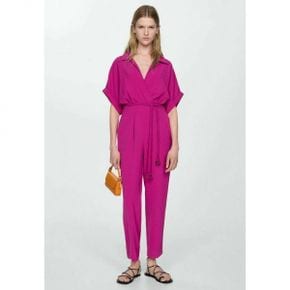 4498652 Mango BELICE - Jumpsuit lilla