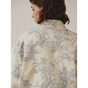 PATTERN JACKET IVORY