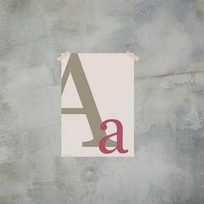 아트포스터 Letter A A4사이즈