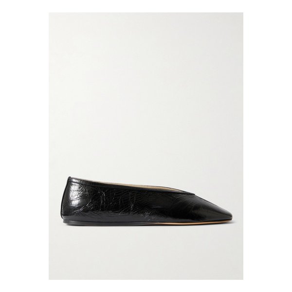 르 몽드 베릴 루나 크링클 가죽 발레리나 플랫 슈즈 1647597352684508