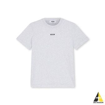 MSGM 엠에스지엠 24 마이크로 로고 반팔 티셔츠 (2000MDM500 200005 94)