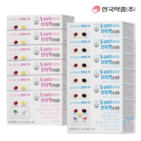 [안국약품] 브이팩 V-PACK 남성용+여성용 영양제 30포 6박스+6박스(각 6개월분)