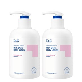 더모이스처 바디로션 배리어D 리치덤 바디로션 400ml x 2개