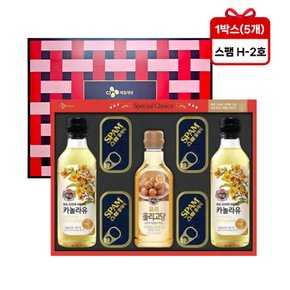CJ 스팸 H-2 선물세트X5입 1박스