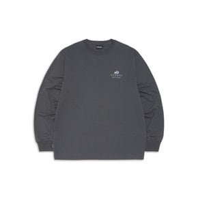 코리아 에디션 어기여차 긴팔 티셔츠 - CHARCOAL Z263ULT100094