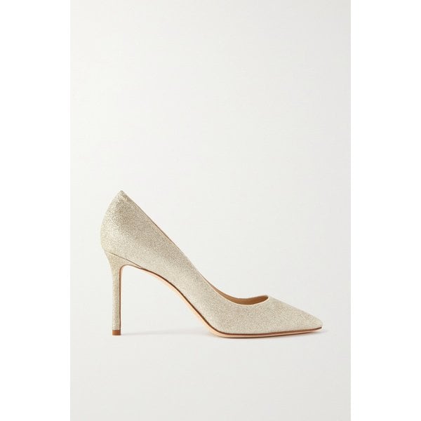 로미 글리터 가죽 펌프스 플래티넘 1647597286682685