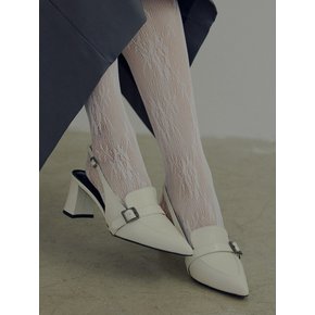 Cesillie Sling-backs / Ivory [세실리 슬링백 / 아이보리] 6CM