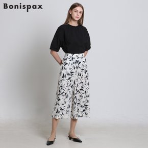 [보니스팍스(Bonispax)] 프린트 와이드 밴딩 팬츠 (택가격: 119000원)
