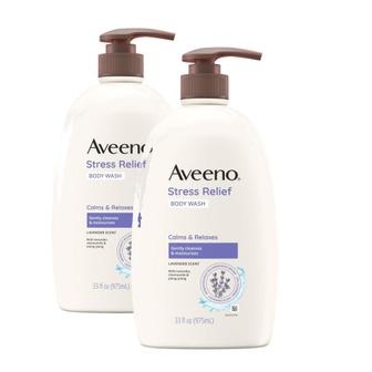 아비노 [해외직구] Aveeno 아비노 스트레스 릴리프 바디워시 라벤더 975ml 2팩