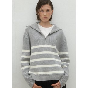 (T-6914)ESSENTIAL MANA STRIPE KNIT