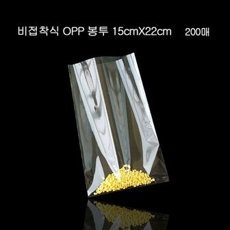 오너클랜 투명 비접착식 OPP 봉투 비닐봉투 15cmX22cm 200장