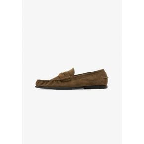 Massimo Dutti 마시모 두띠 소프트 가죽 페니 로퍼 - 모카신 갈색 7992677