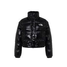 여성 GLOSSY DT DOWN JACKET RNJ1DQ88J-BLK