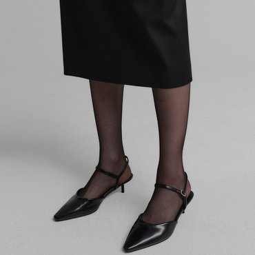 룩캐스트 넬리 백리스 포인티드 힐 / NELLY BACKLESS POINTED HEEL_2colors