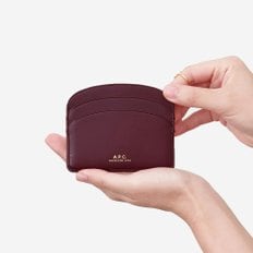 A.P.C. Demi Lune Calfskin Card Wallet PXAWV-F63270 GAE 아페쎄 카프스킨 데미룬 카드 지갑