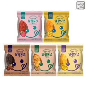 달광도넛 5종 각 3개입 총 15개 베이커리 빵 간식 초코 바나나 딸기 아몬드 치즈..[34658948]