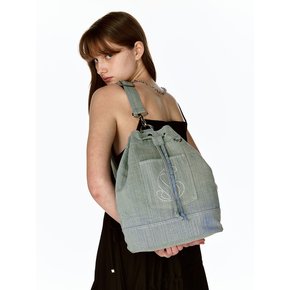 Yoko Bucket Bag (M)(denim)