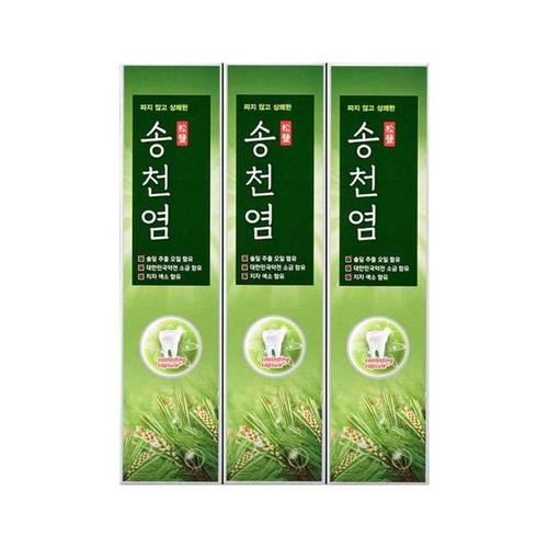 [에뚜알레브] 메디안 송천염 치약 120g x 3입(1)