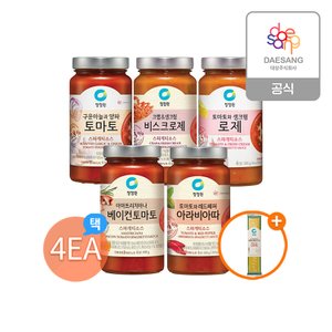 청정원 스파게티소스 4개 골라담기 + (증정)스파게티면250g