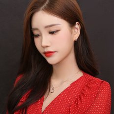 14K GOLD PIN 빌로우 서퍼 귀걸이