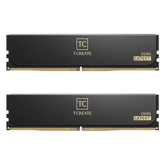 팀그룹 [서린공식] TEAMGROUP T-CREATE DDR5-6000 CL34 EXPERT 블랙 패키지 64GB(32Gx2)