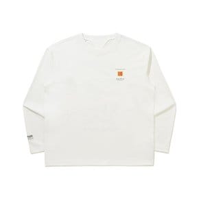어패럴 레이싱 엔지니어링 그래픽 긴팔 티셔츠 WHITE K6323LRL81WHT