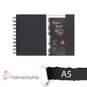 하네뮬레  블랙북 BLACK BOOK 스케치북 A5 250g 30매