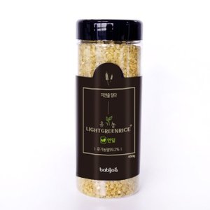  유기농 영양쌀 컬러쌀 라이트 그린라이스 연잎 450g