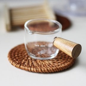 우드핸들 에스프레소 샷잔 50ml WHC-50