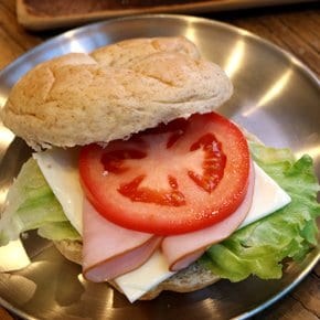 국내산 발아 통밀로 만든 비건빵 베이글 85g 5개입