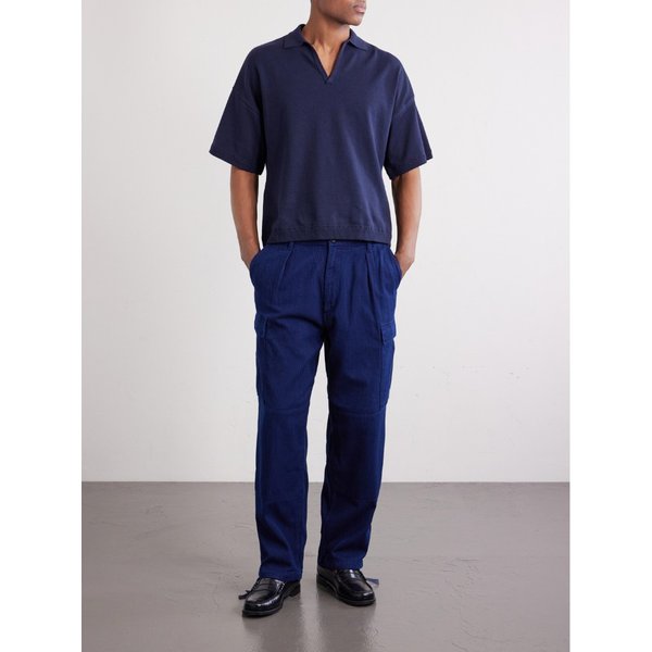 블루블루재팬 카제조메 스트레이트 레그 사시코 코튼 카고 팬츠 46376663162963389