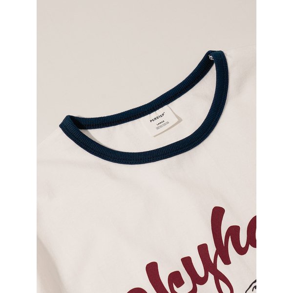 스카이헤이븐 반팔티셔츠 아이보리 JIST4707