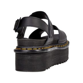 보스 쿼드 샌들 블랙 여성 플랫폼 키높이 여름 신발
