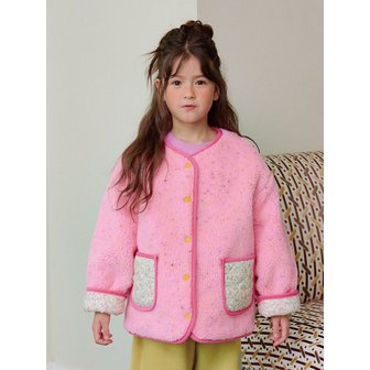 아우어트리 리버시블퀼팅점퍼(핑크)