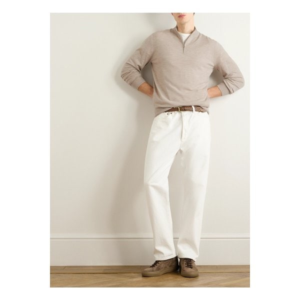 피터 밀러 익스커저니스트 플렉스 울 혼방 하프집업 스웨터 뉴트럴 1647597357786426