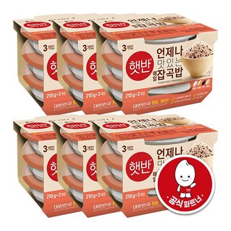 CJ제일제당 햇반 매일잡곡밥210G 18ea