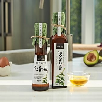 지리산처럼 국산100% 저온압착 들기름 160ml/270ml