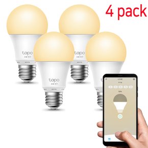 TP-LINK Tapo L510E 스마트전구 IoT 조광 전구(4 pack)