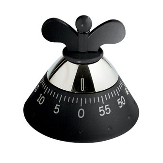 알래시 알레시 알레시 Alessi 키친 타이머 black