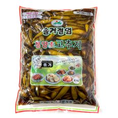 솔거 청양초 간장절임 12kg(4kgx3팩)