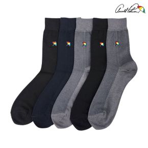 남자 여름 신사 정장 양말 5켤레 세트 목긴 장목 무지 국내산 구두양말_P435201946