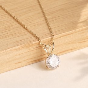 14K 미니 십자가 펜던트