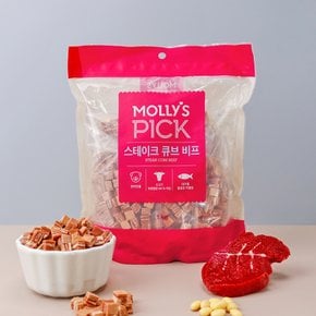 몰리스픽 스테이크 큐브 비프 1kg