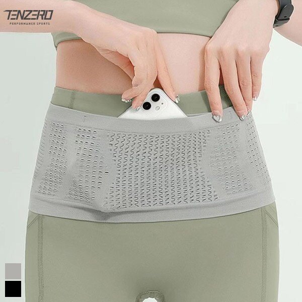 텐제로 러닝 허리 밴드가방 스포츠밴드 2컬러 핸드폰수납 파우치 조깅 등산