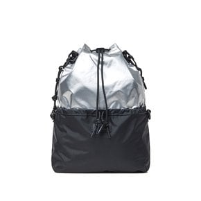 [UNISEX] 트래블 멀티 펑션 립스탑 사코슈 - 블랙/실버 UBX7124NRSBKS
